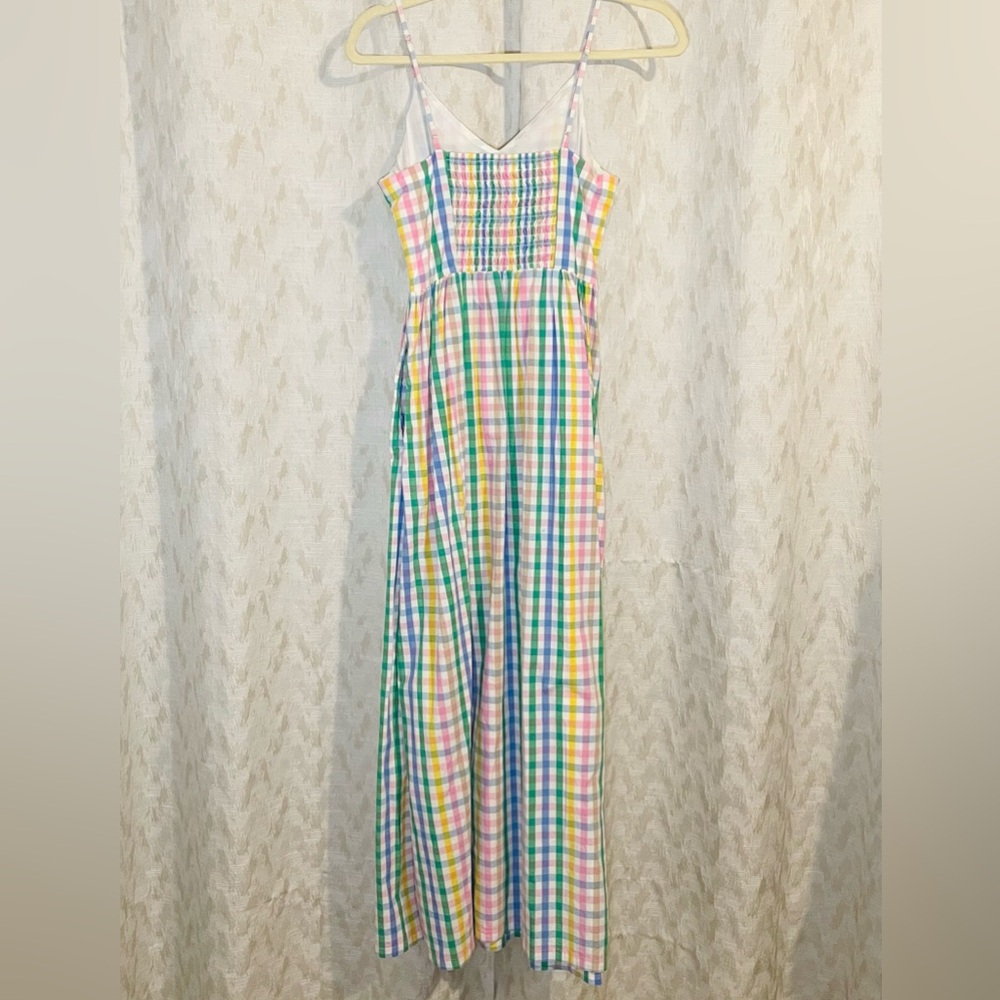 J. Crew Multicolor Gingham Dress - Picture 3 of 4
